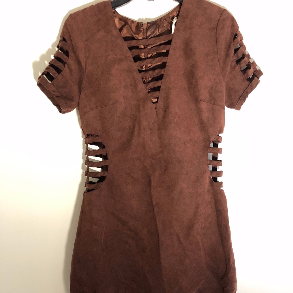 Super cute suede dress